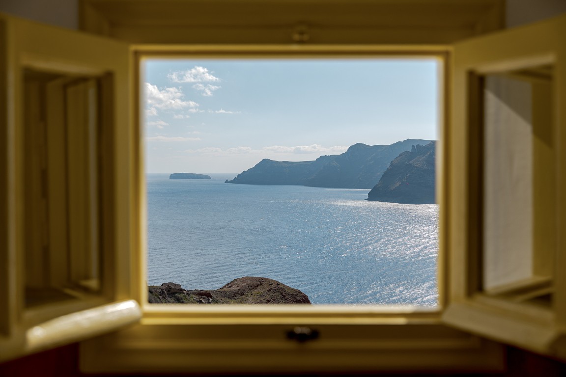 Sea view from Wind House in Oia Santorini